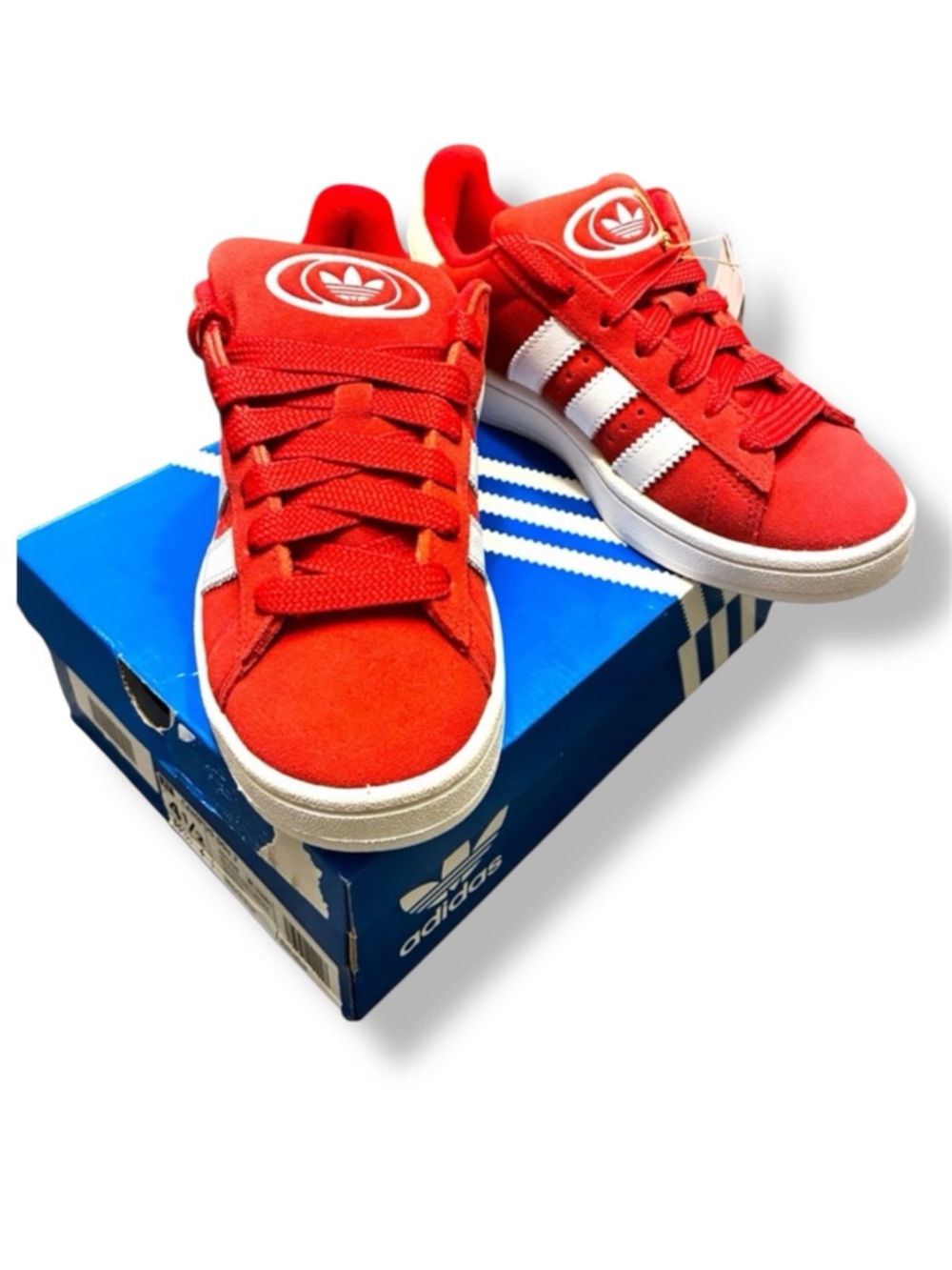 ❤️ Adidas Campus 00s J Red Suede Sneakers Youth 4.5 / Women’s 6–6.5 NWT IG1230